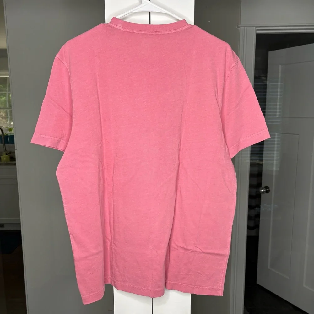 NWT J. Crew Vintage-wash Cotton Pocket T-shirt Vintage Barn Pink